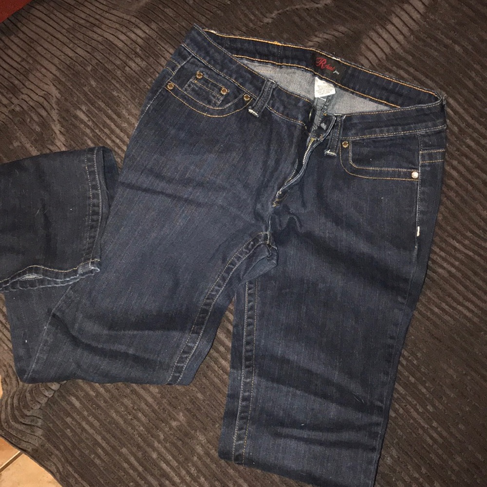 Dark blue skinny jeans